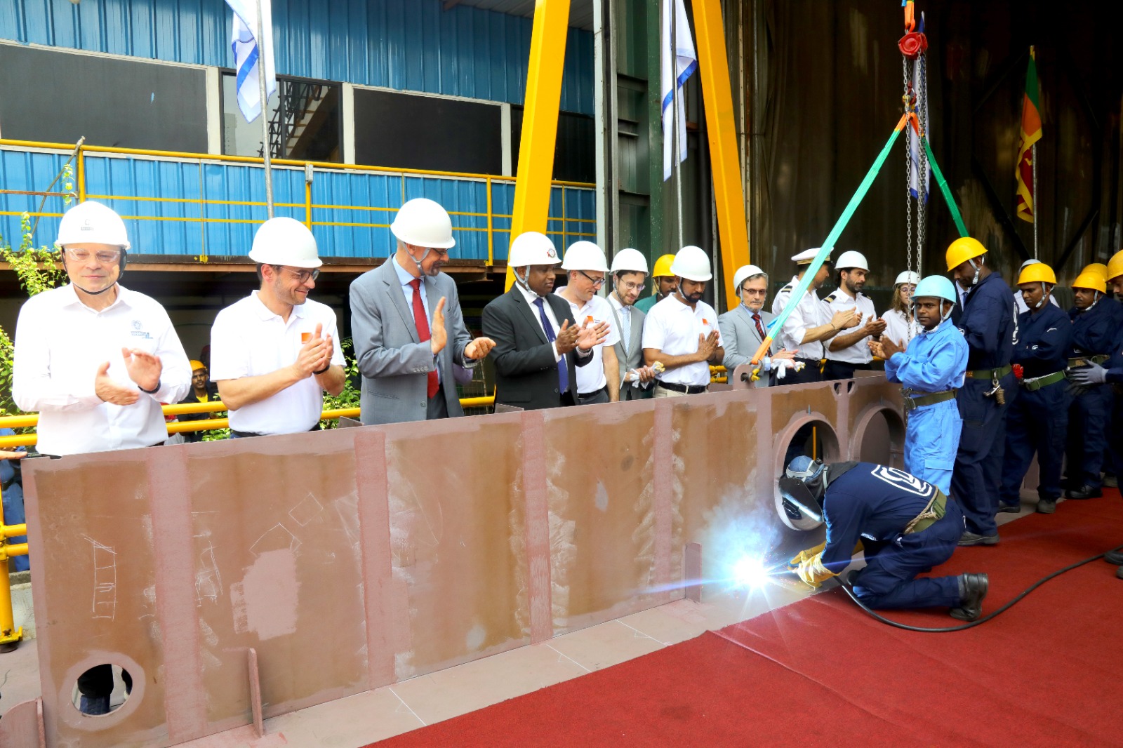 Keel Laying of the vessel
